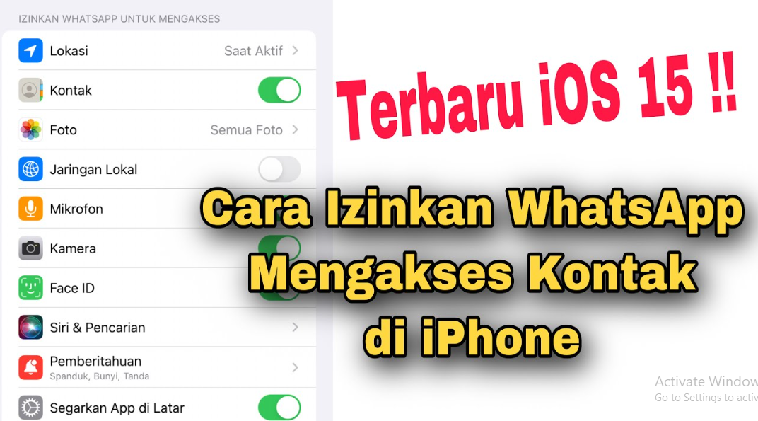 Cara Mengizinkan Whatsapp Mengakses Kontak Di Iphone Opoto Org