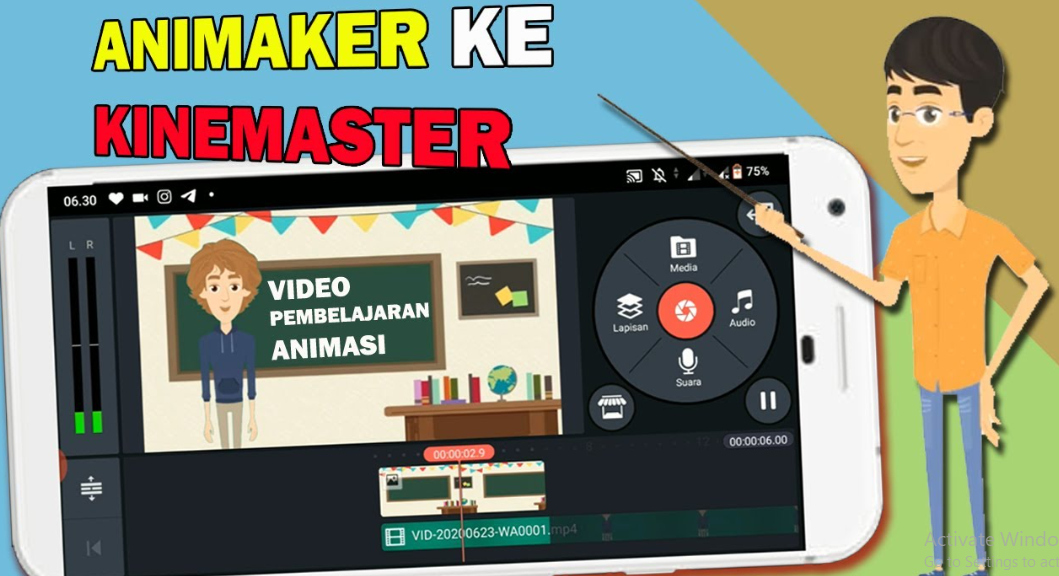 Membuat Teks Animasi Di KineMaster Opoto Org