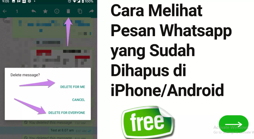 Cara Melihat Pesan WhatsApp yang Ditarik di iPhone