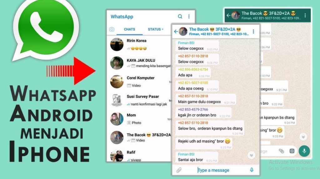 Cara Membuat Tampilan WhatsApp Seperti iPhone