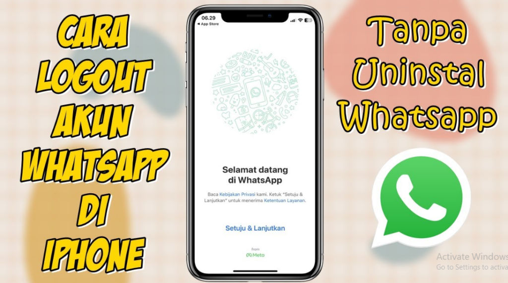 Cara Mengeluarkan Akun WhatsApp di iPhone