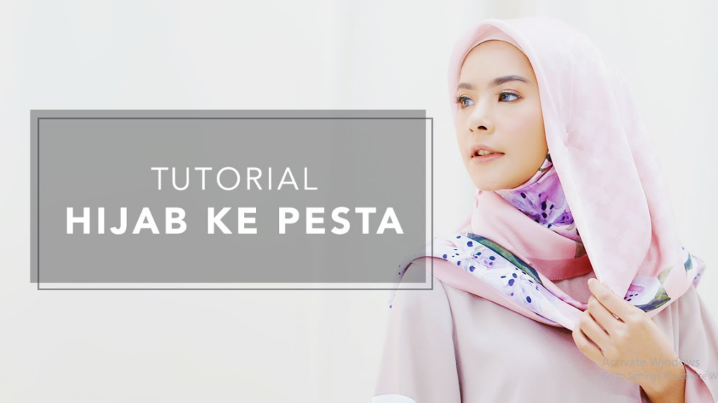 Tutorial Hijab Modern Pesta
