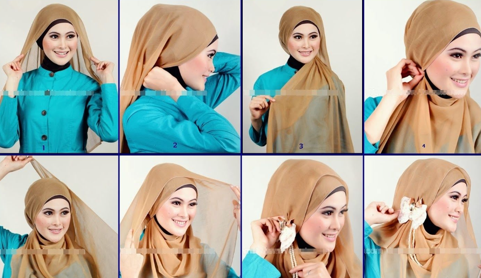 Tutorial Hijab Modern Pesta