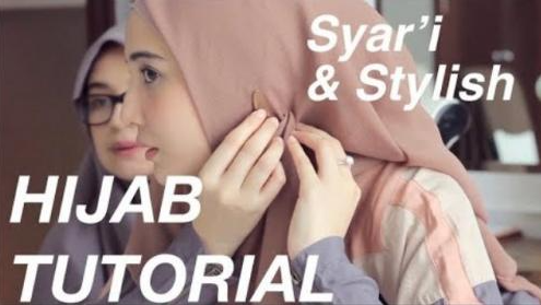 Tutorial Hijab Syar'i Menutup Dada