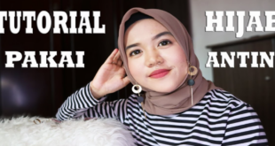 Tutorial Hijab Segi Empat Pakai Anting