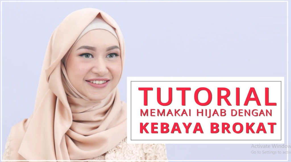 Tutorial Hijab Kebaya