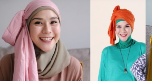 Tutorial Hijab Segi Empat untuk Wajah Bulat dan Tembem