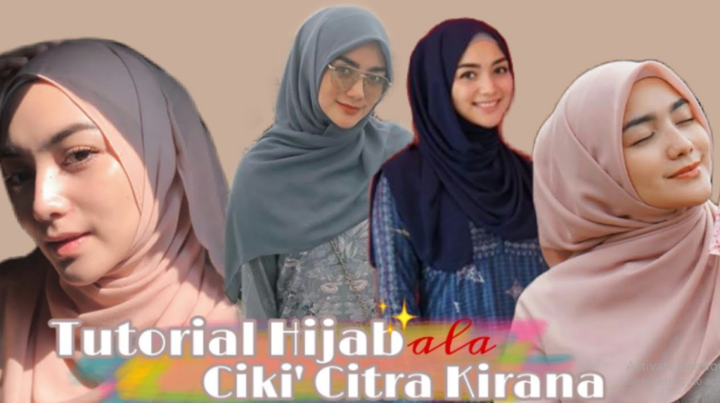 Tutorial Hijab Segi Empat Citra Kirana