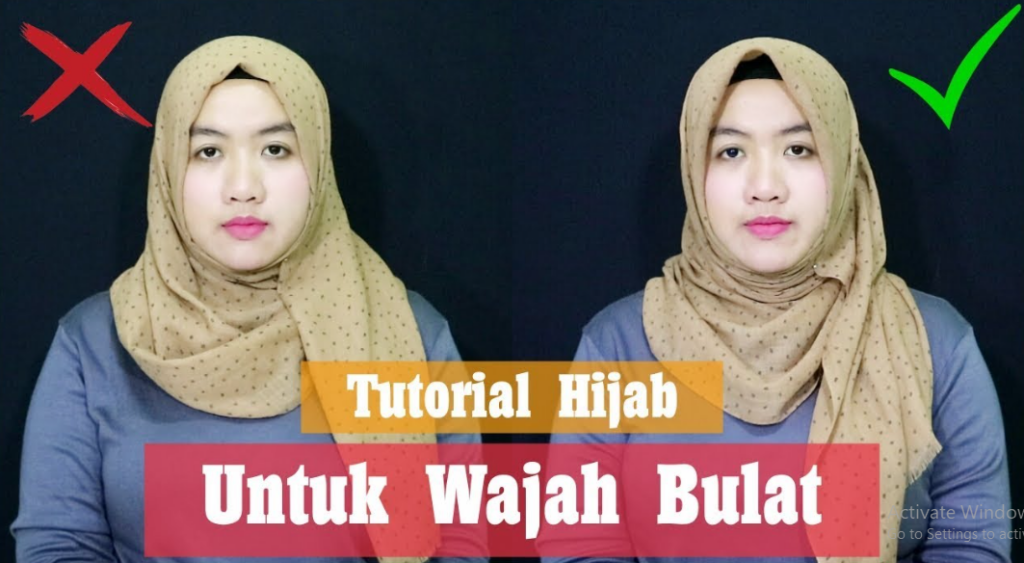 Tutorial Hijab untuk Orang Gemuk