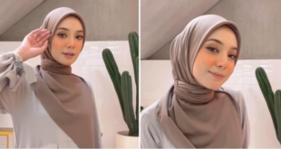 Tutorial Hijab Menutup Dada Segi Empat