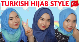 Tutorial Hijab Turki Simple