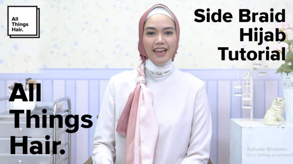 Tutorial Hijab Lilit Leher Simple