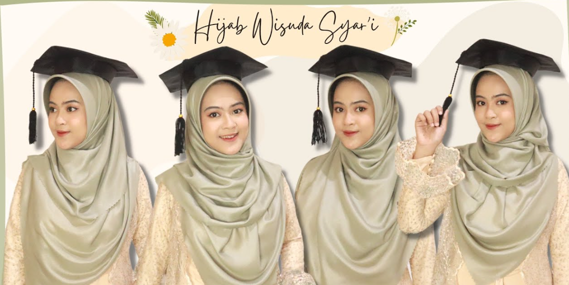 Tutorial Hijab untuk Wisuda Menutup Dada