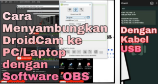 Cara Koneksi DroidCam ke PC